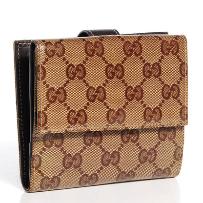 Gucci Crystal Monogram Hysteria French Wallet Dark Brown 3 of 8