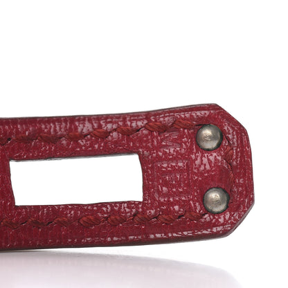Hermes Chevre Kelly Double Tour Bracelet M Rubis 4 of 5