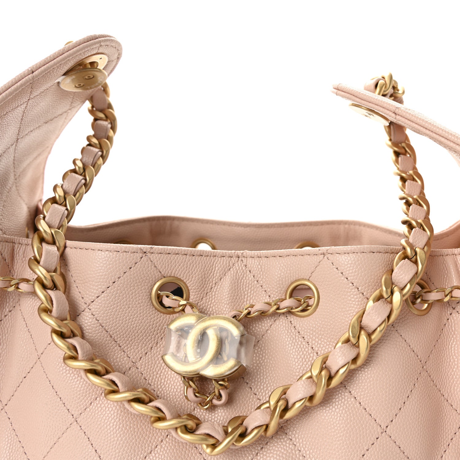 Chanel Caviar Quilted Small Chanel 25 Handbag Light Pink 8 of 10
