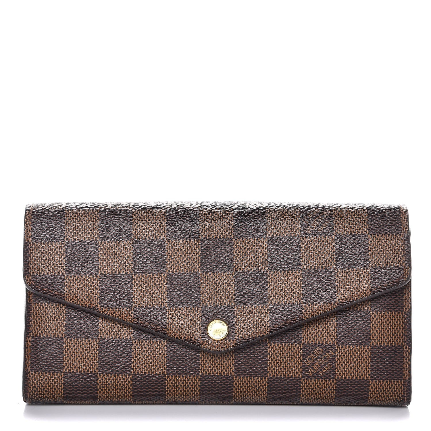 Louis Vuitton Damier Ebene Sarah Wallet NM 1 of 7