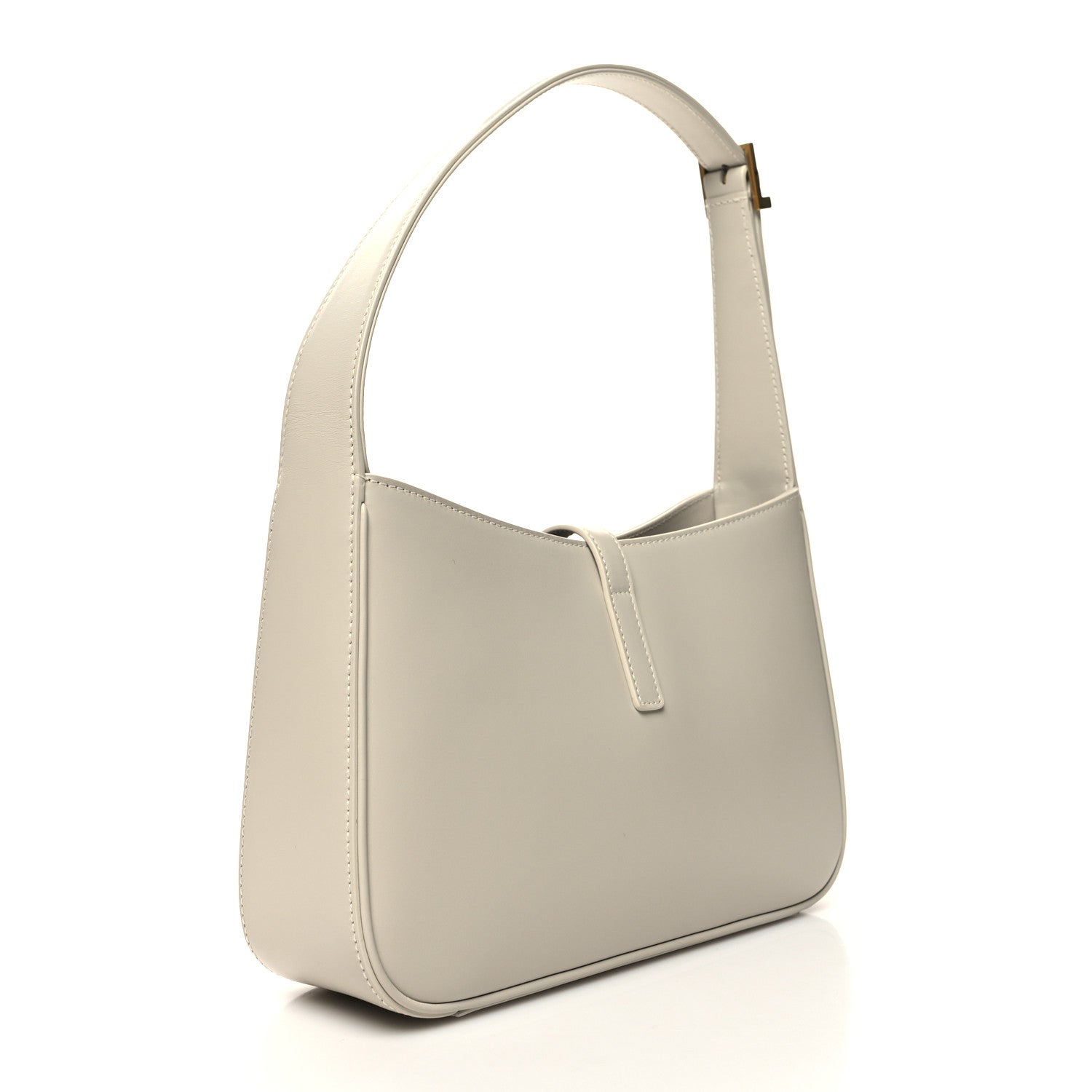 Saint Laurent Smooth Calfskin Le 5 A 7 Hobo Blanc Vintage 3 of 10