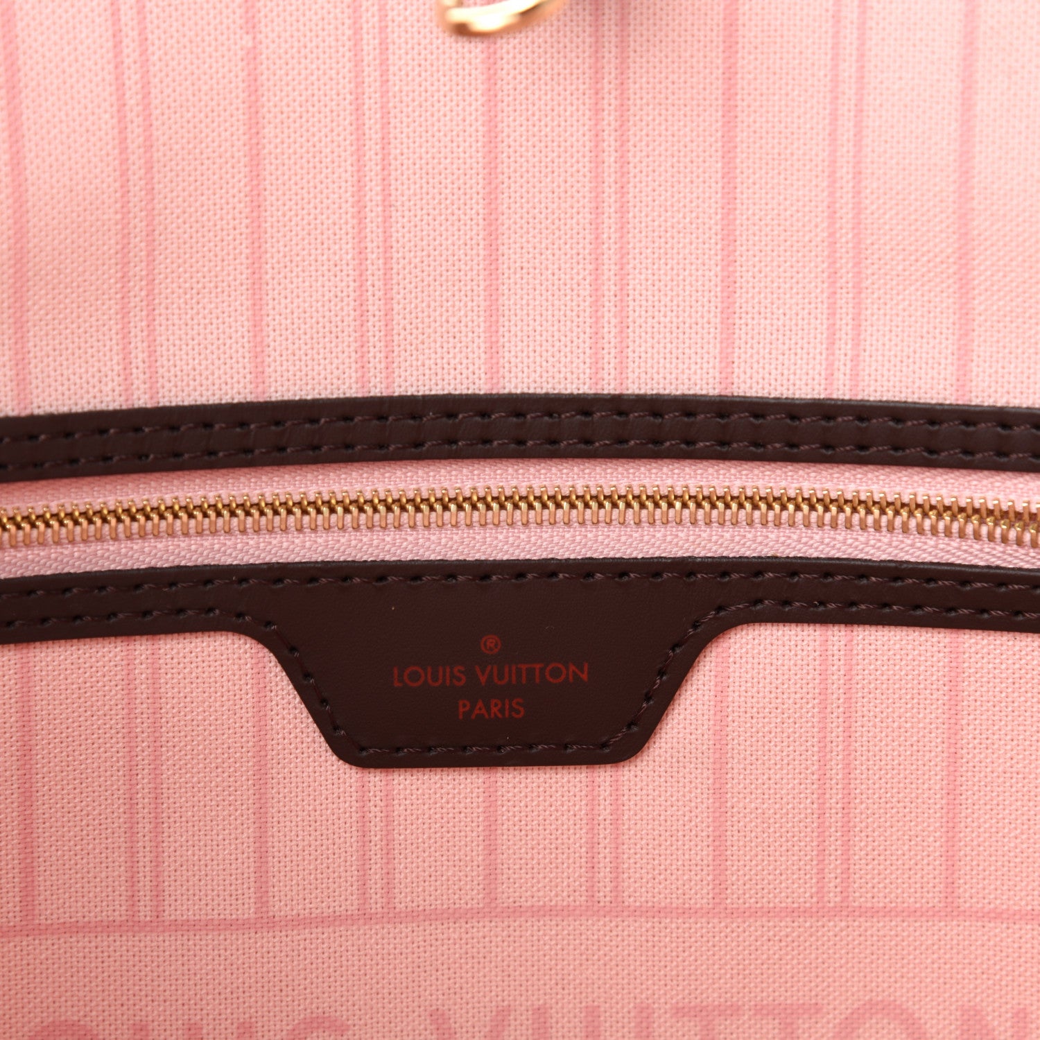 Louis Vuitton Damier Ebene Neo Neverfull MM Rose Ballerine 8 of 11