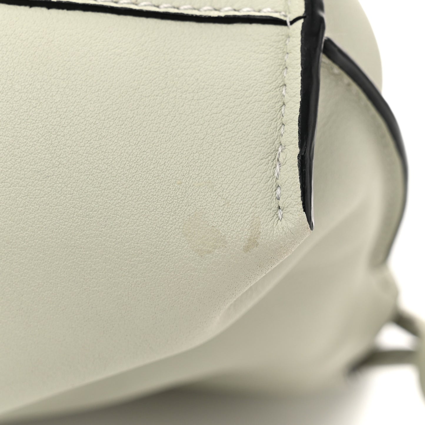 Calfskin Mini Flamenco Knot Clutch Light Celadon