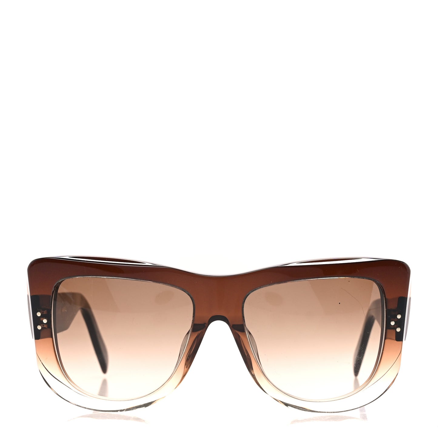 Acetate Square Sunglasses CL40157U Brown