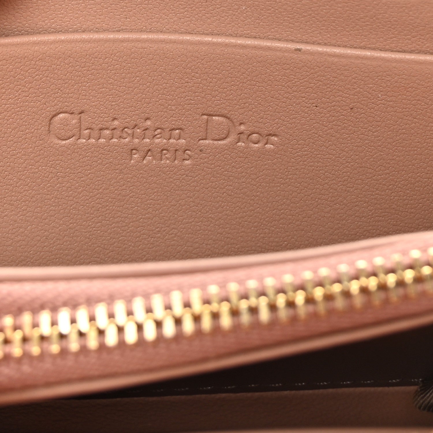 Christian Dior Lambskin Cannage Small Lady Dior Voyageur Coin Purse Rose Des Vents 6 of 7