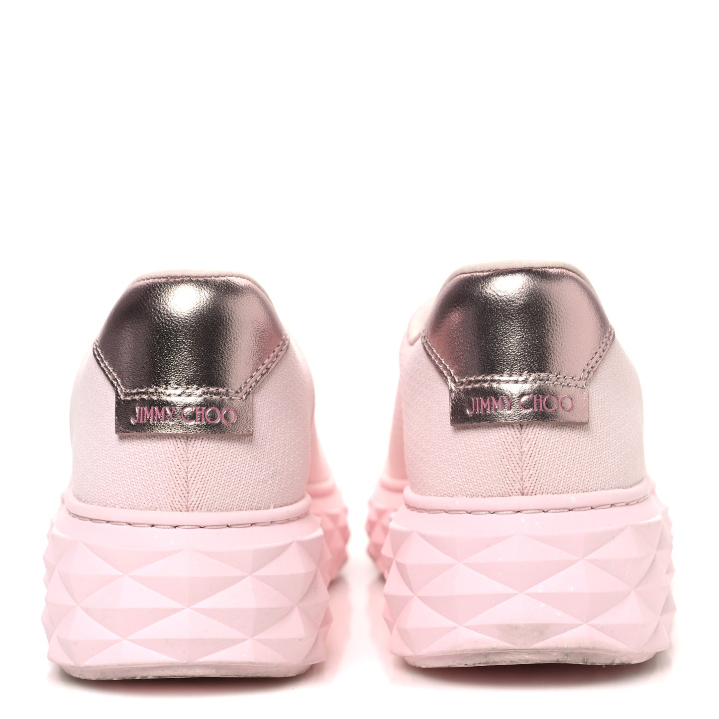 Nappa Diamond Light Platform Sneakers 39.5 Powder Pink