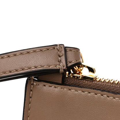 Stella McCartney Alter Nappa Perforated Logo Pouch Beige 10 of 12