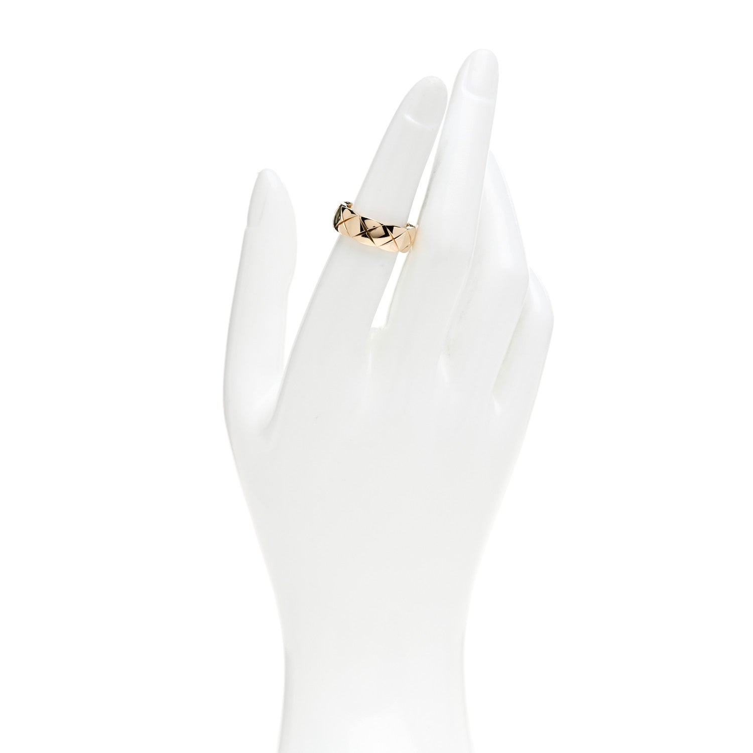 Chanel 18K Yellow Gold Small Coco Crush Ring 51 5.75 2 of 7