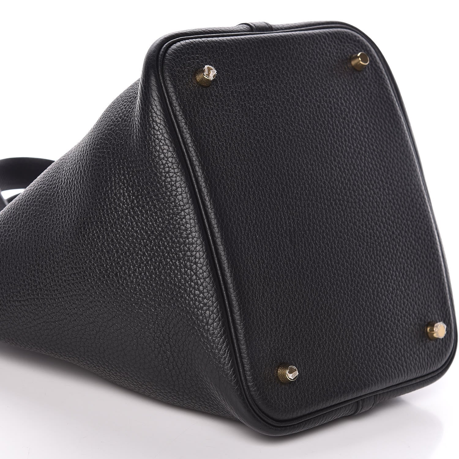 Hermes Taurillon Clemence Picotin Lock 22 MM Black 6 of 11