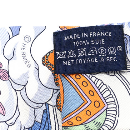 Hermes Silk Sur Mon Nuage Twilly Bleu Black Mauve 3 of 3