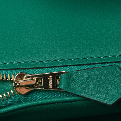 Hermes Swift Birkin 25 Vert Vertigo 25 of 32