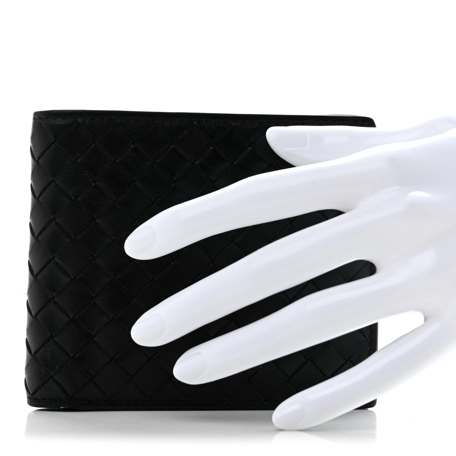 Bottega Veneta Nappa Intrecciato Bi-Fold Wallet Black 2 of 9