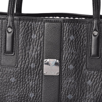 MCM Visetos Medium Liz Reversible Shopper Tote Black 13 of 14