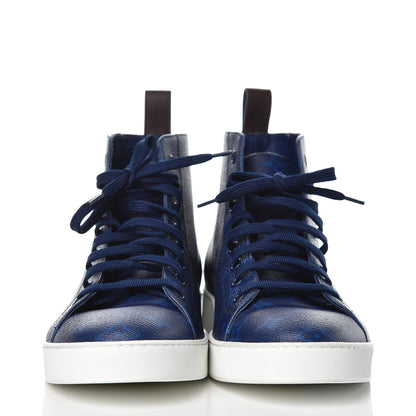 Louis Vuitton Monogram Match Up Sneakers 7 Pacific Blue 2 of 8