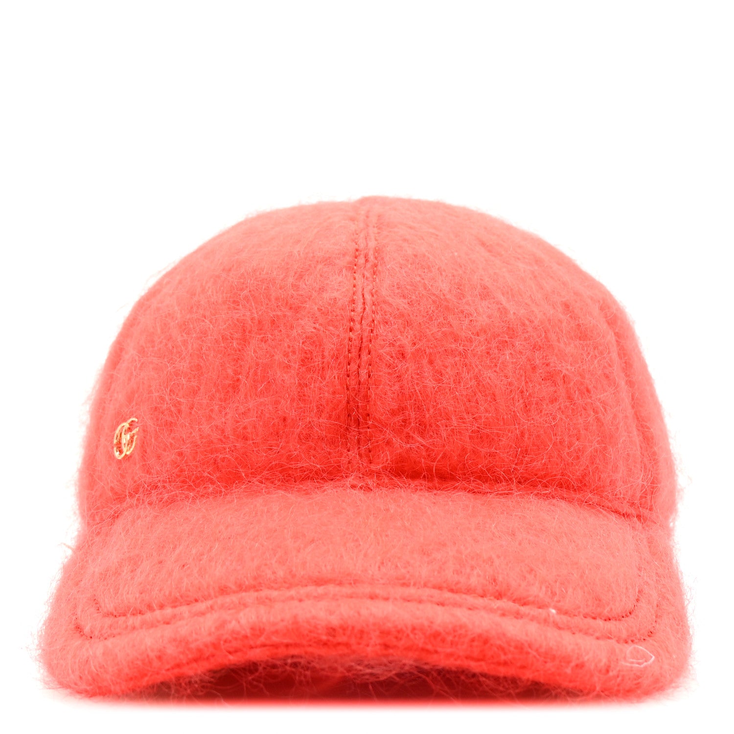 Gucci Mohair GG Lauren Baseball Hat S Orange 3 of 8