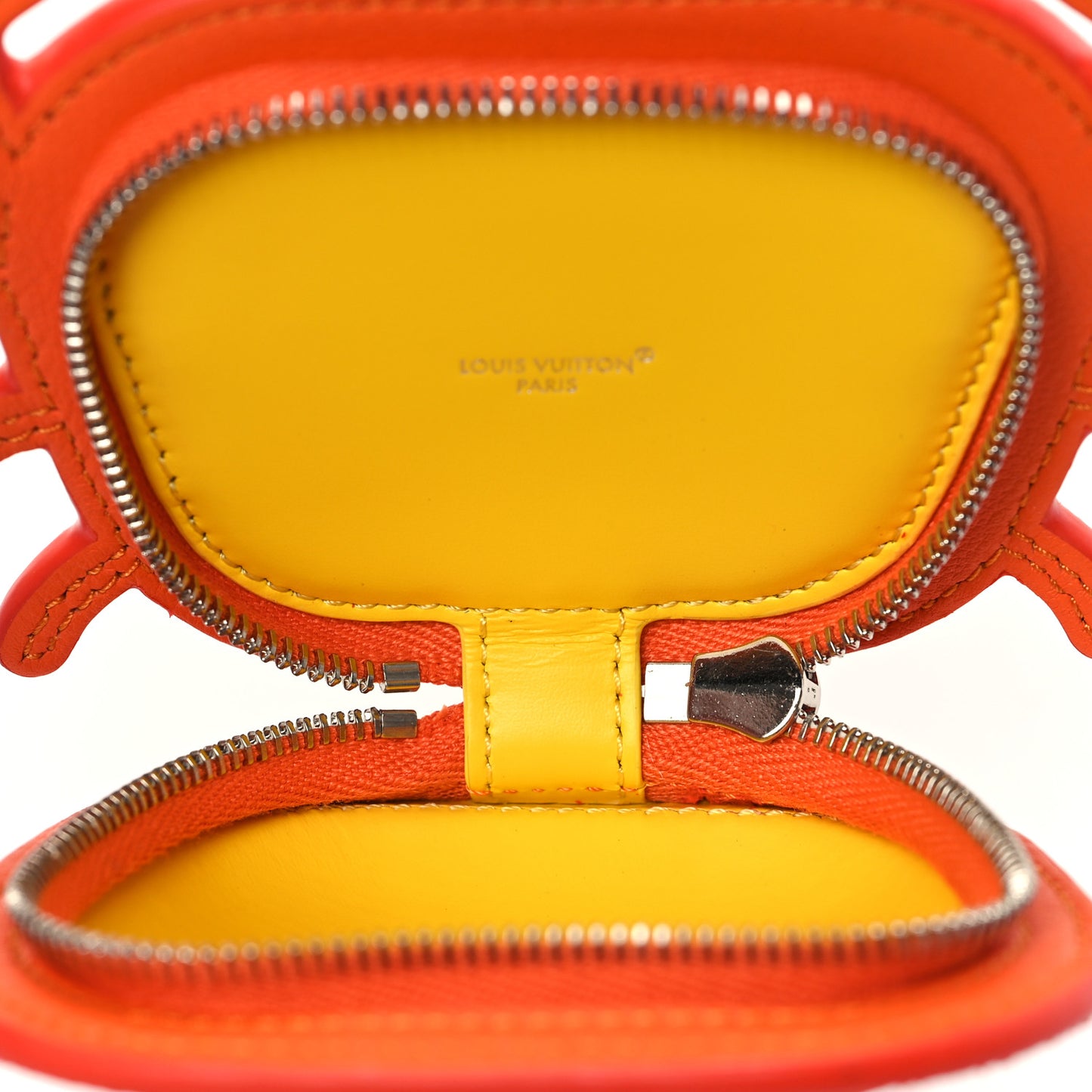 Monogram Crab Bag Charm Orange