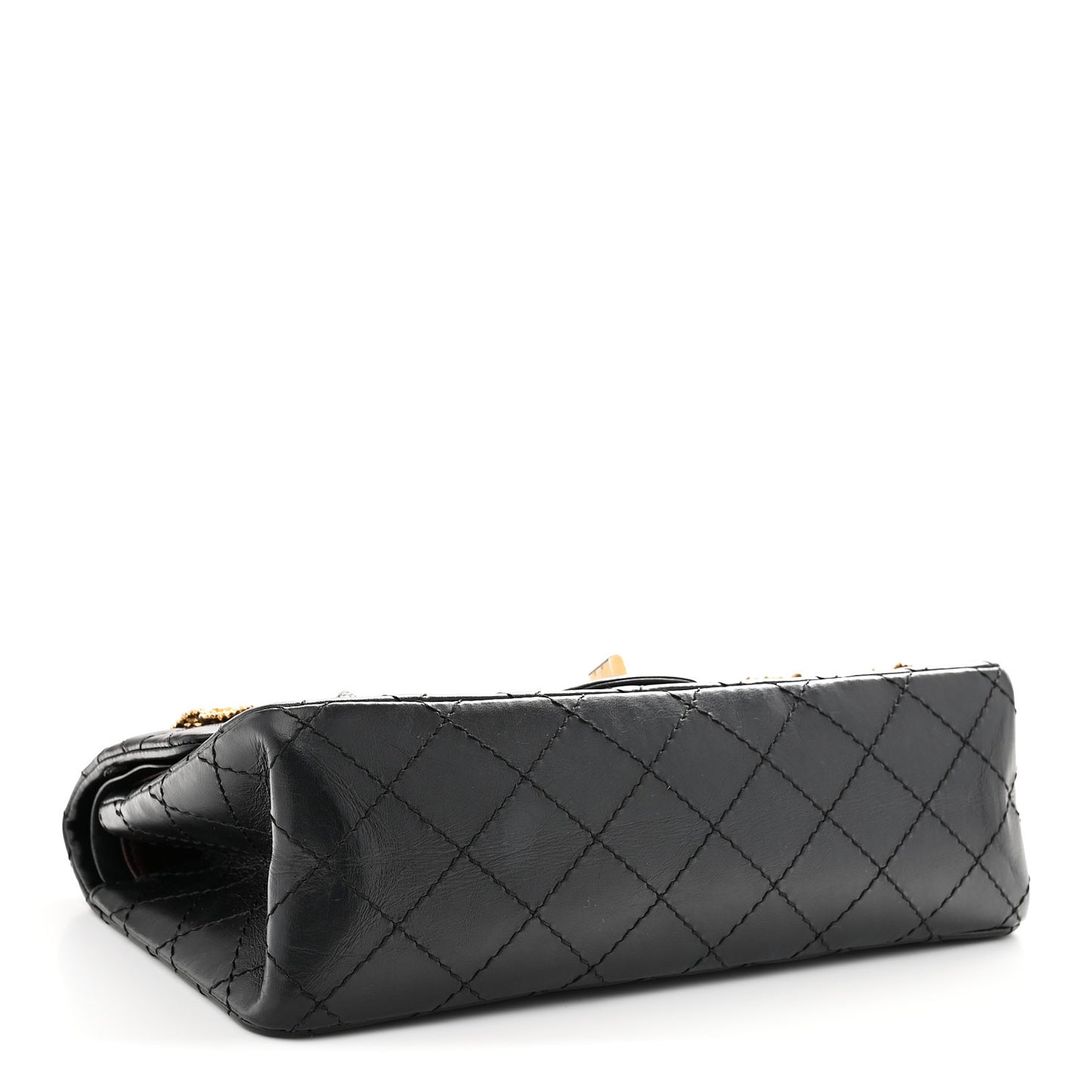 Aged Calfskin Lucky Charms 2.55 Reissue 225 Flap Black