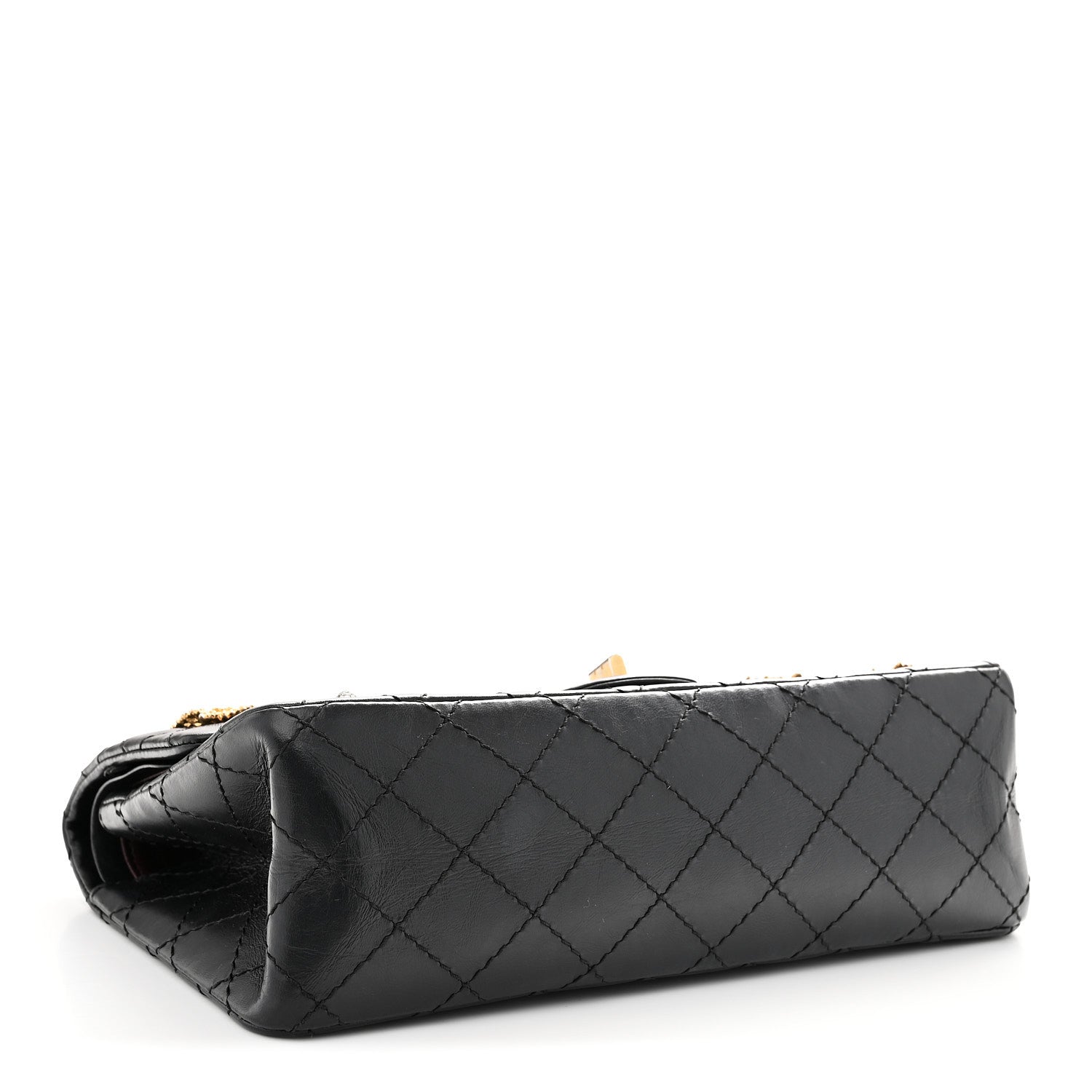 Chanel Aged Calfskin Lucky Charms 2.55 Reissue 225 Flap Black 4 of 11