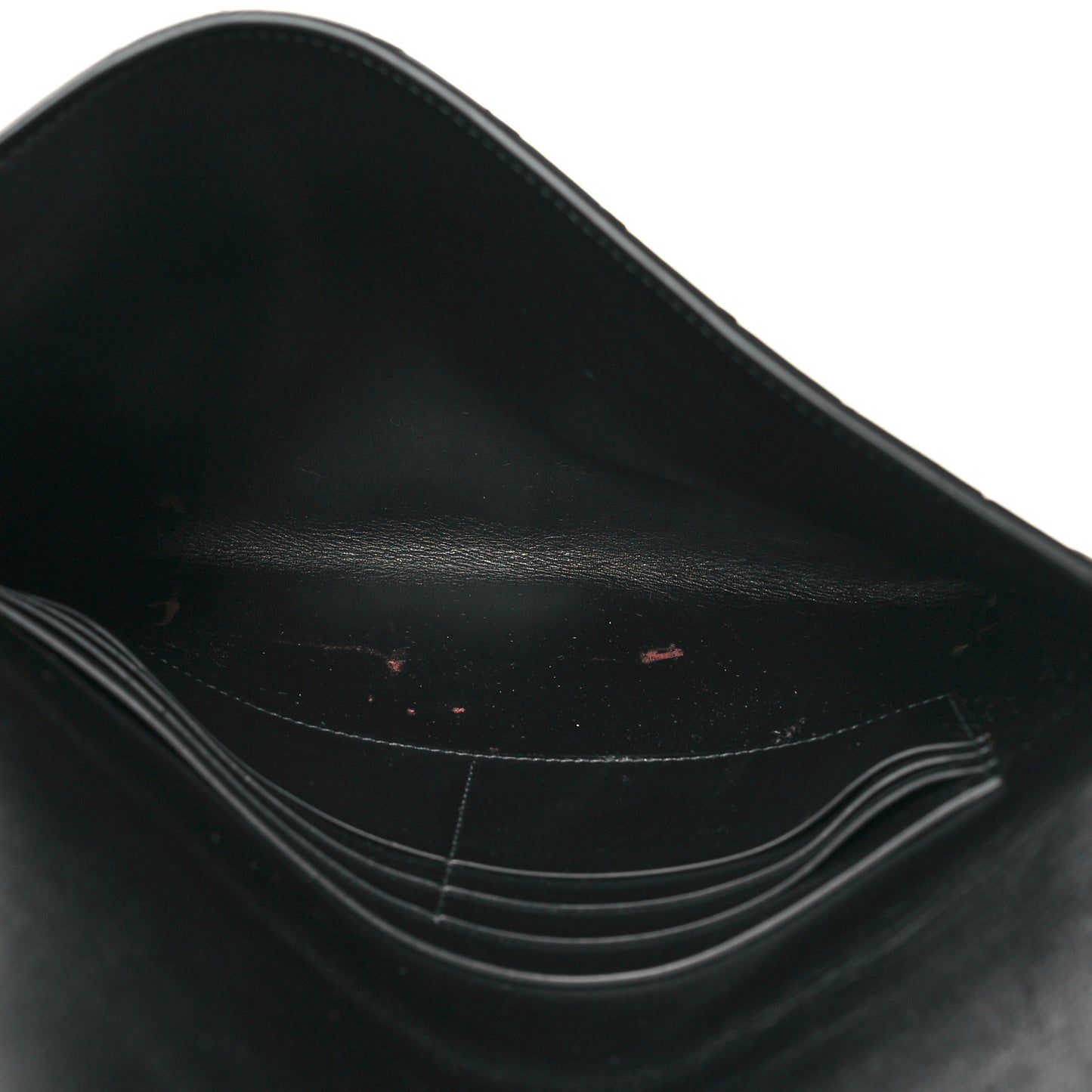 Nappa Intrecciato Flap Pouch Black