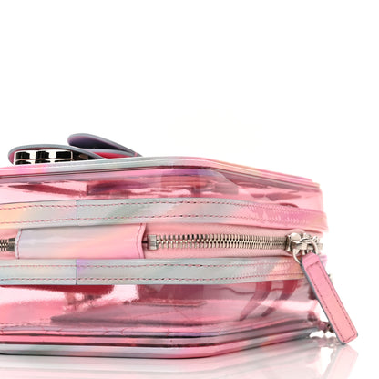 Chanel PVC Patent Calfskin Patent Lambskin Vertical Vanity Case Pink 10 of 10