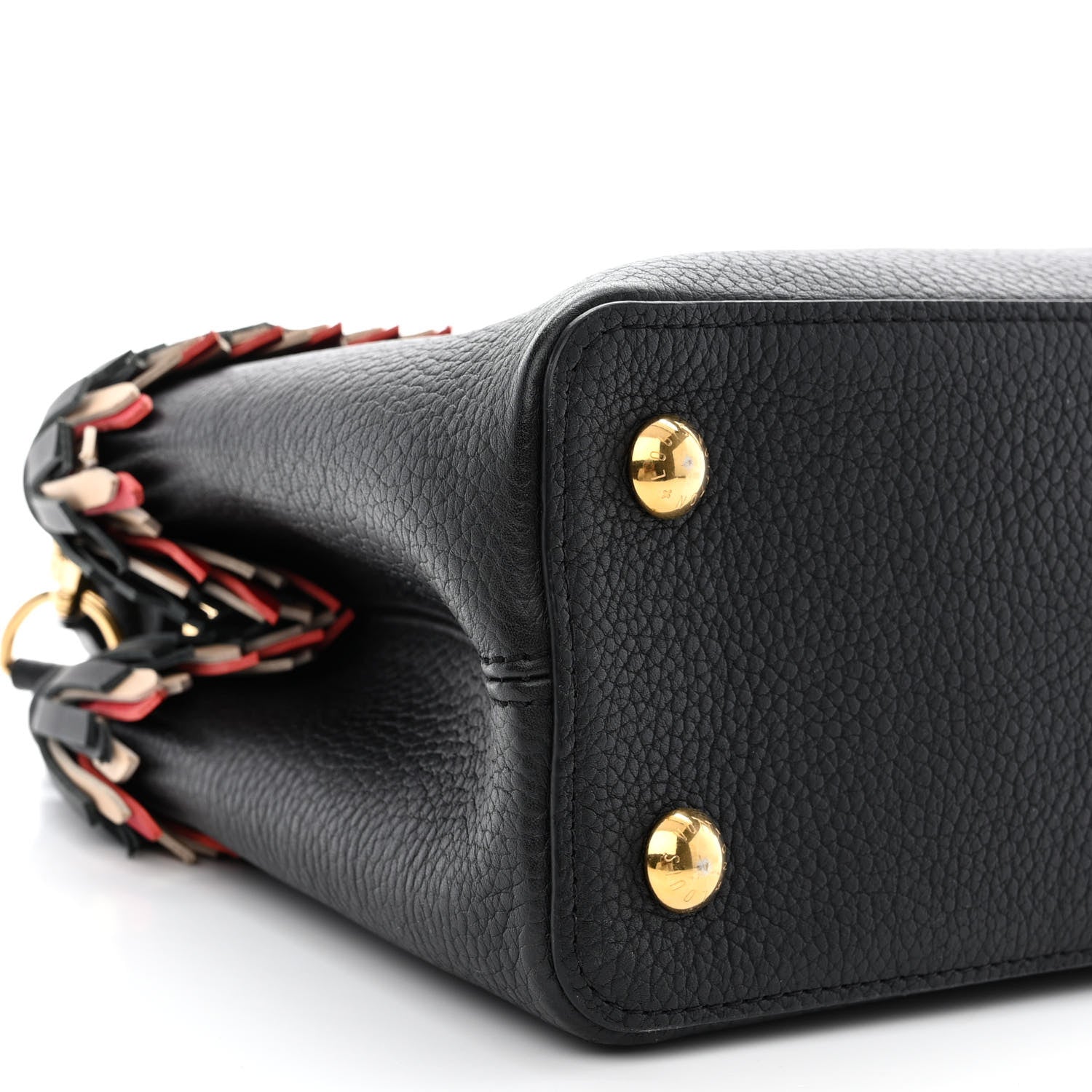 Louis Vuitton Hanami Taurillon Capucines BB Black Multicolor 8 of 9