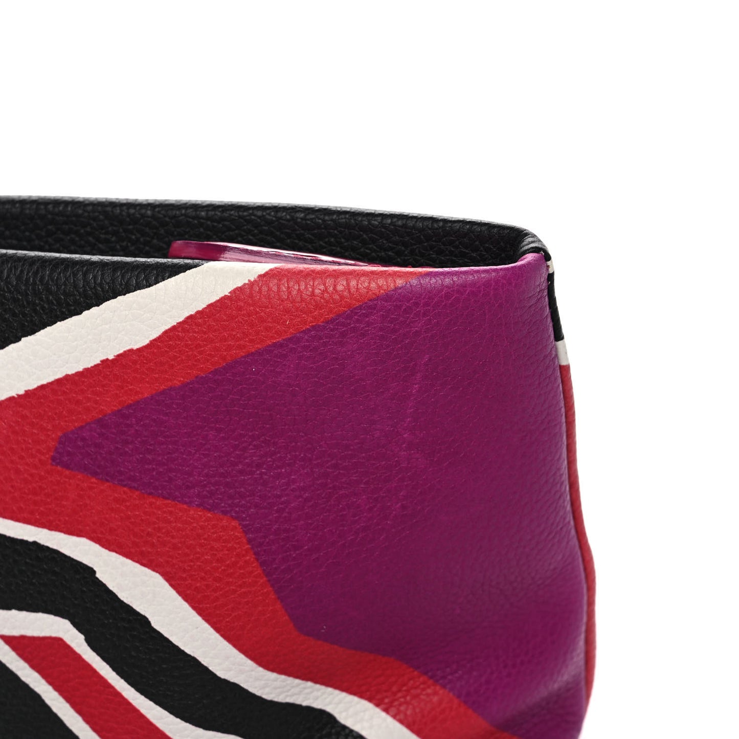 Prorsum Grained Calfskin Print Pouch Multicolor