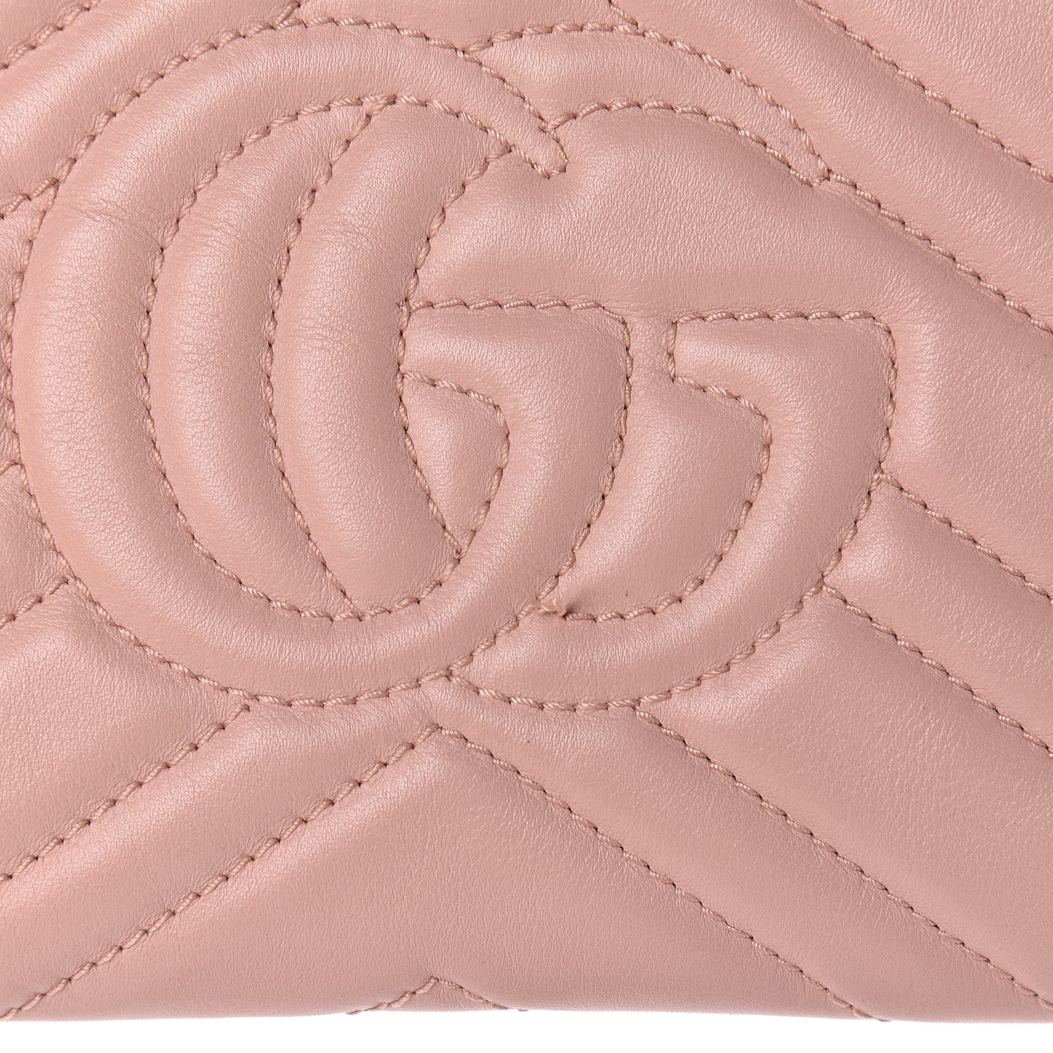 Gucci Calfskin Matelasse Mini GG Marmont Chain Bag Perfect Pink 9 of 19