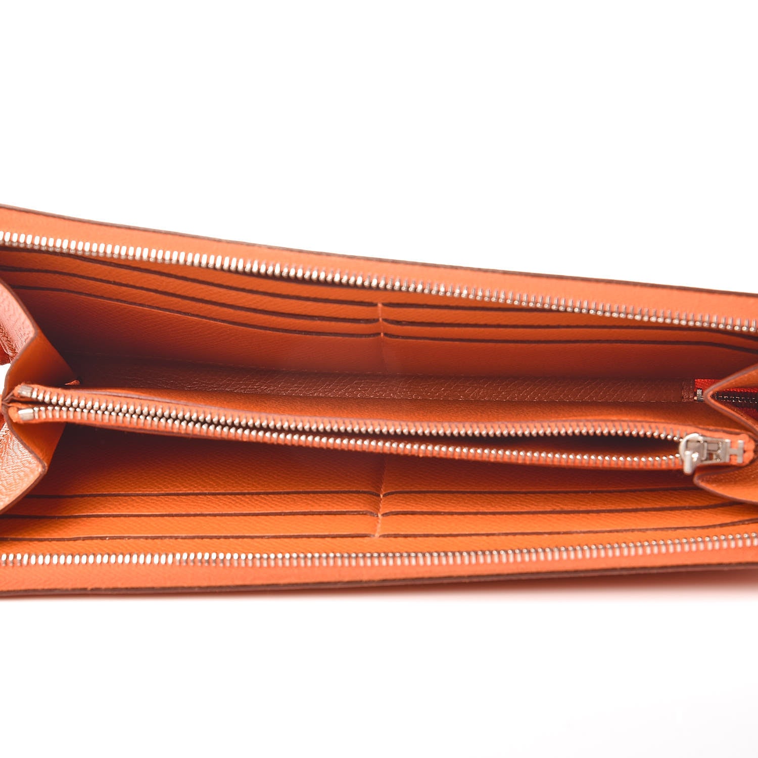 Hermes Epsom Azap Wallet Orange 5 of 12