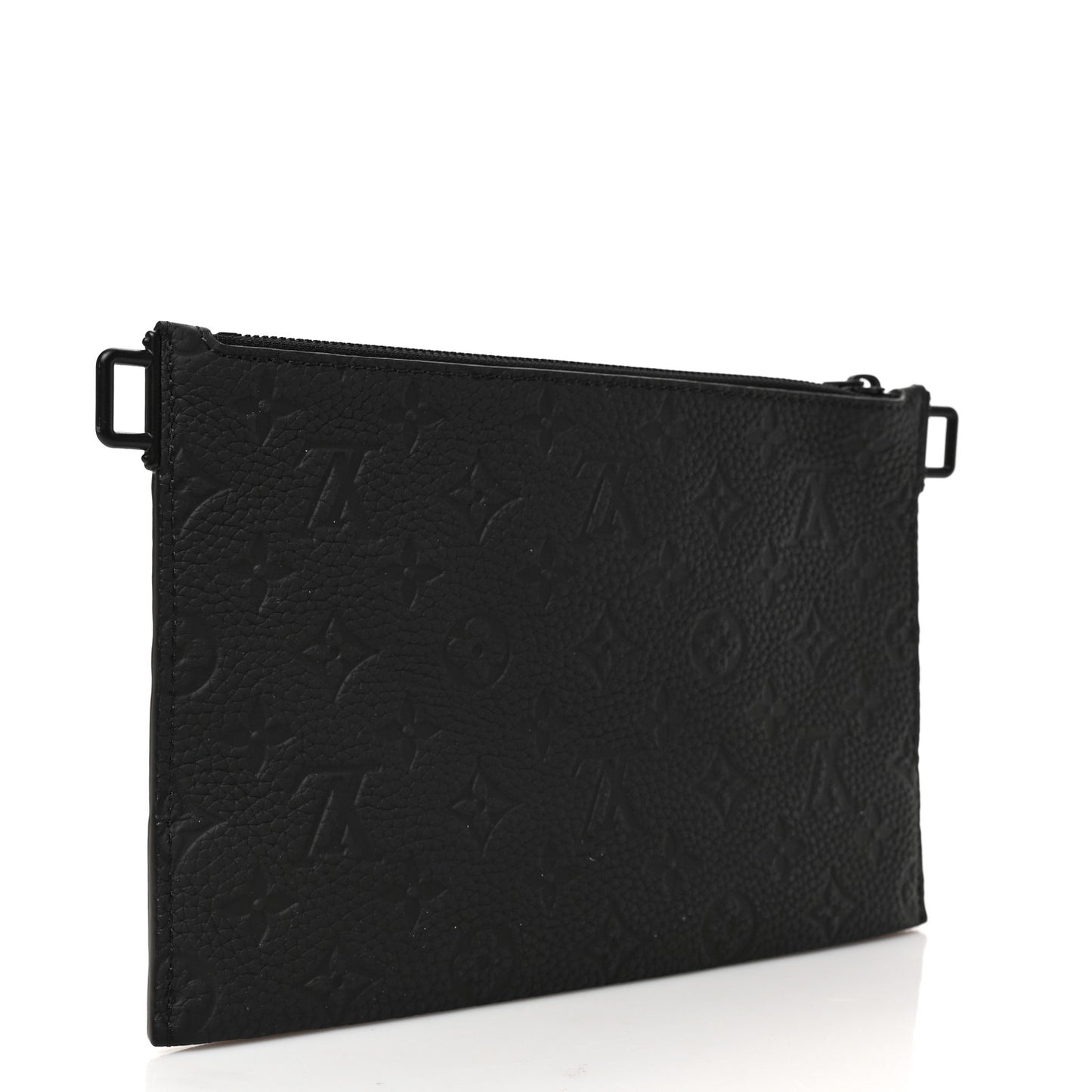 Taurillon Monogram Trio Messenger Pouch Black
