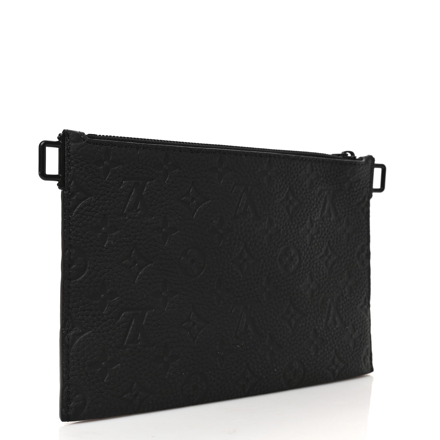 Louis Vuitton Taurillon Monogram Trio Messenger Pouch Black 3 of 6