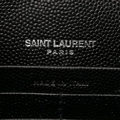 Saint Laurent Grain De Poudre Classic Monogram Kate Tassel Chain Wallet Black 6 of 10