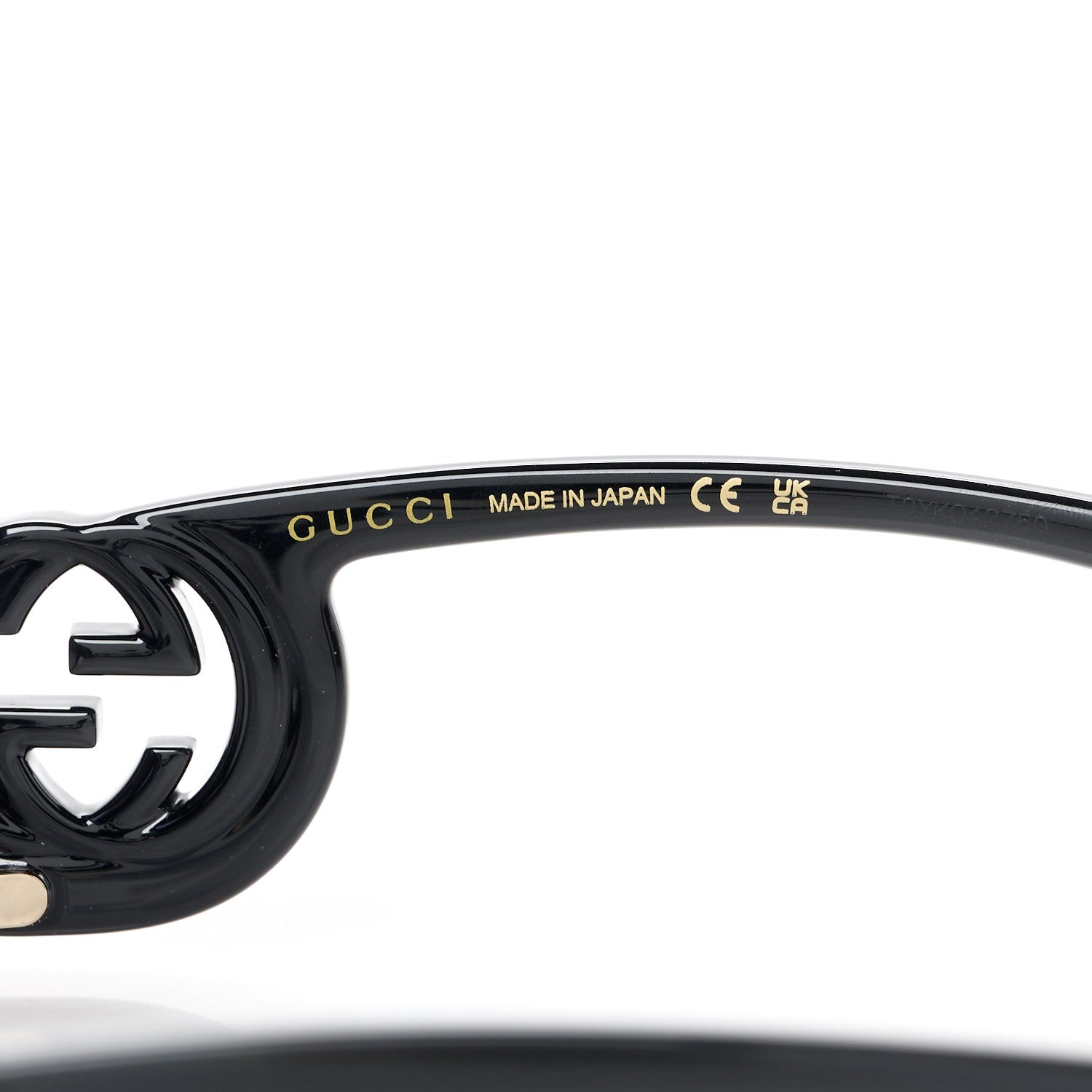 Gucci Acetate Rectangle Frame Sunglasses GG1326S Black 6 of 9