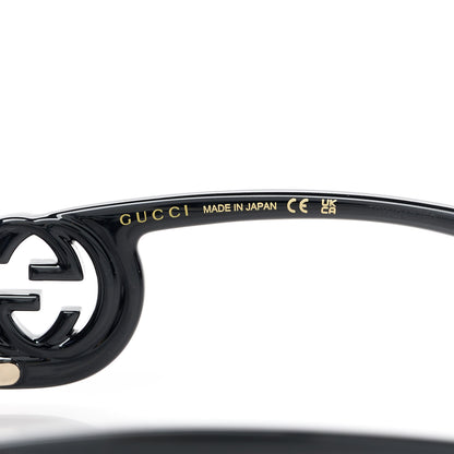 Gucci Acetate Rectangle Frame Sunglasses GG1326S Black 6 of 9