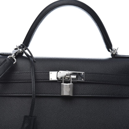 Hermes Epsom Kelly Sellier 32 Black 11 of 12