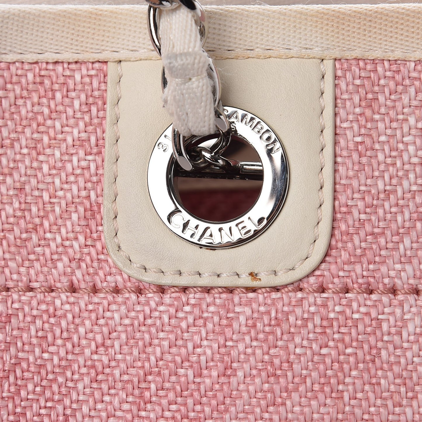 Canvas Small Deauville Tote Pink