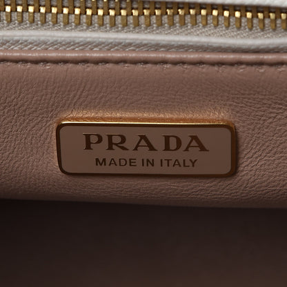Prada Saffiano Small Galleria Double Zip Garden Tote Bianco 7 of 9