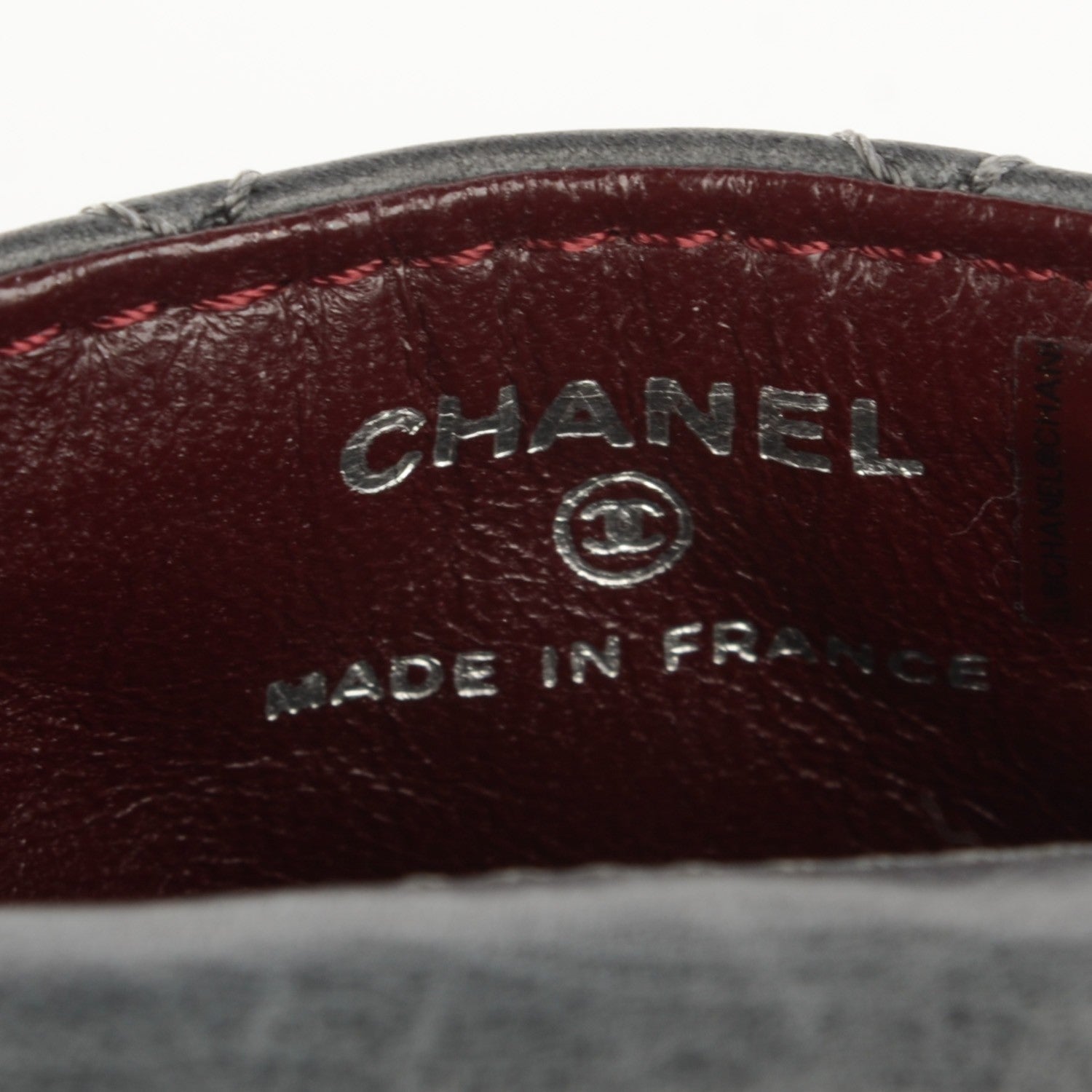 Chanel Calfskin Quilted 2.55 Reissue Phone Case Dark Grey 6 of 9