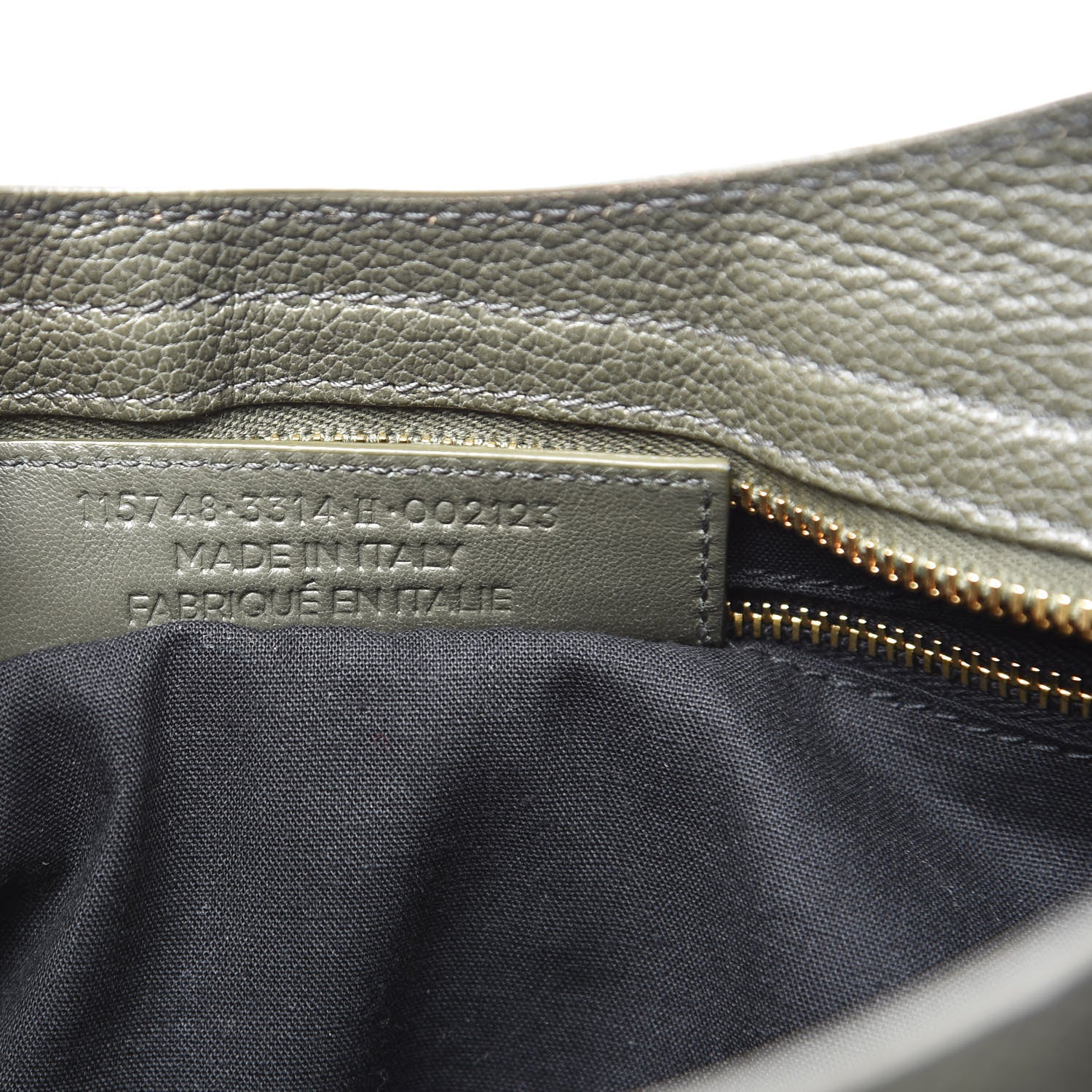 Balenciaga Chevre Gold Metallic Edge Hardware City 9 of 11