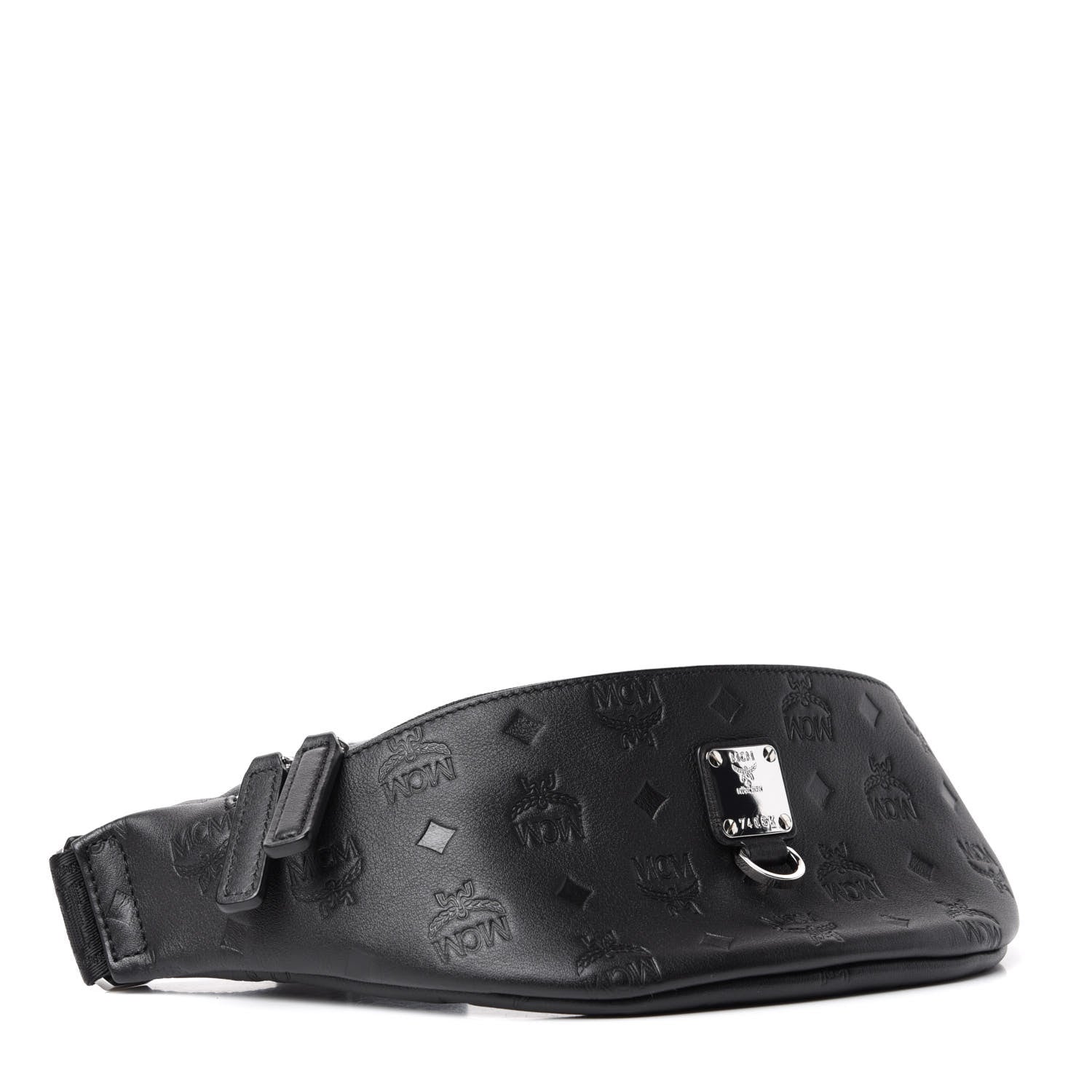MCM Visetos Small Fusten Belt Bag Black 4 of 7