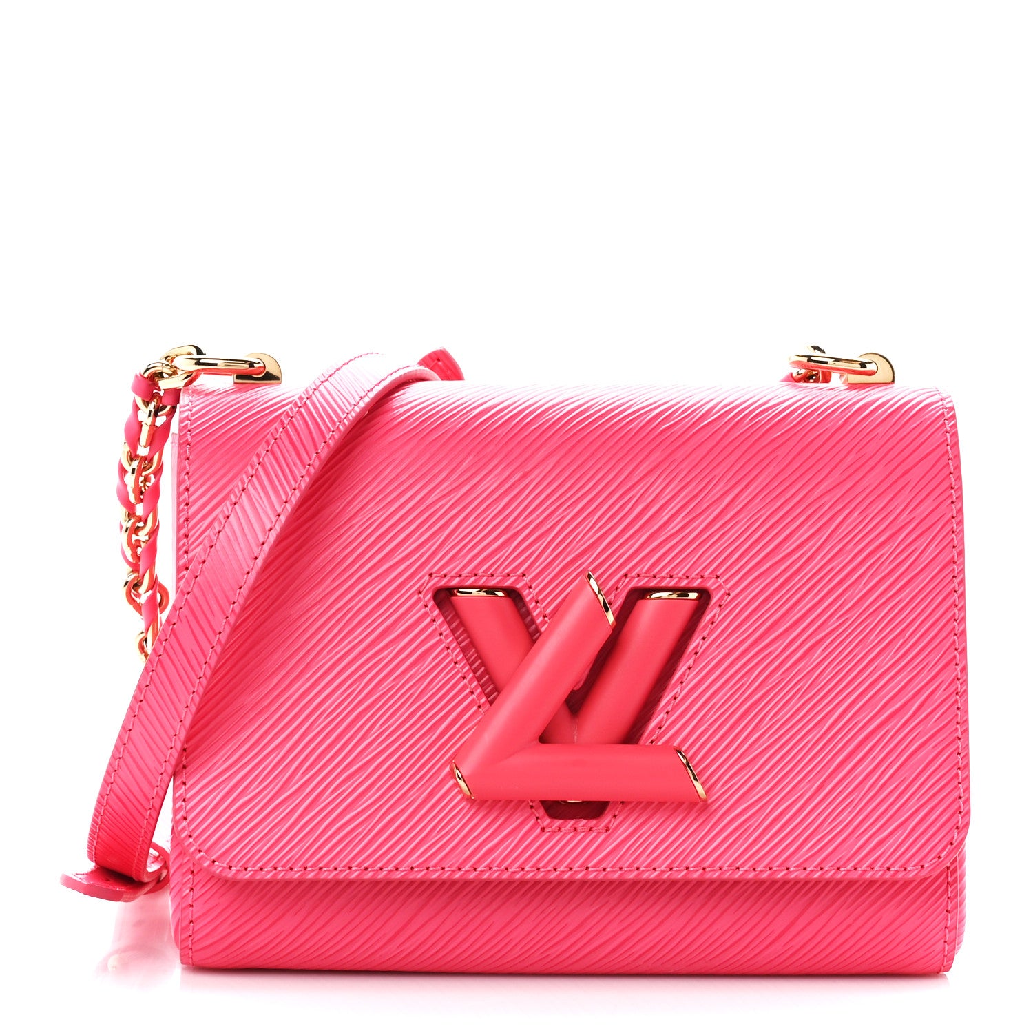 Louis Vuitton Epi Twist Shoulder Bag PM Dragon Fruit 3 of 10