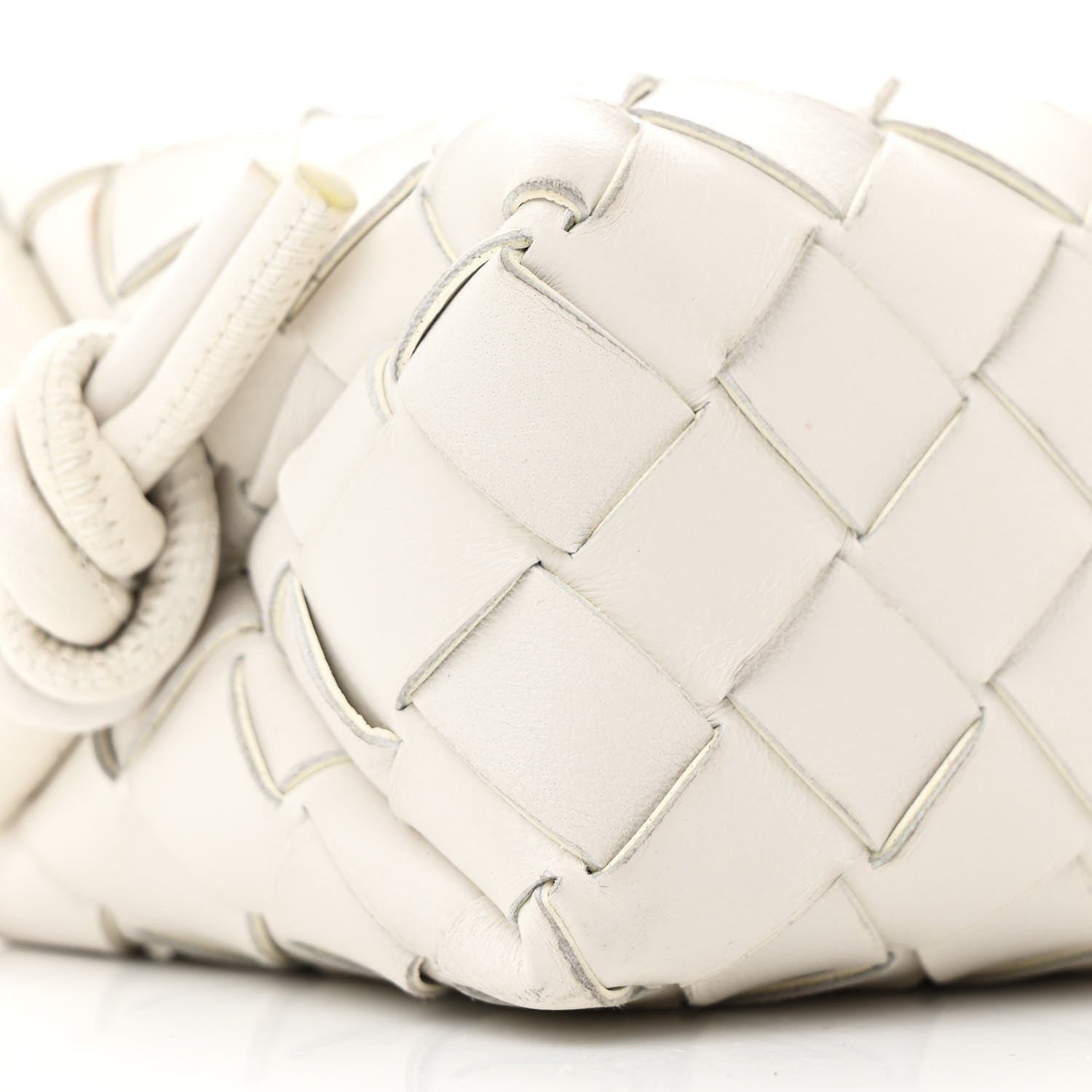 Bottega Veneta Nappa Intrecciato Candy Loop Camera Bag White 8 of 12