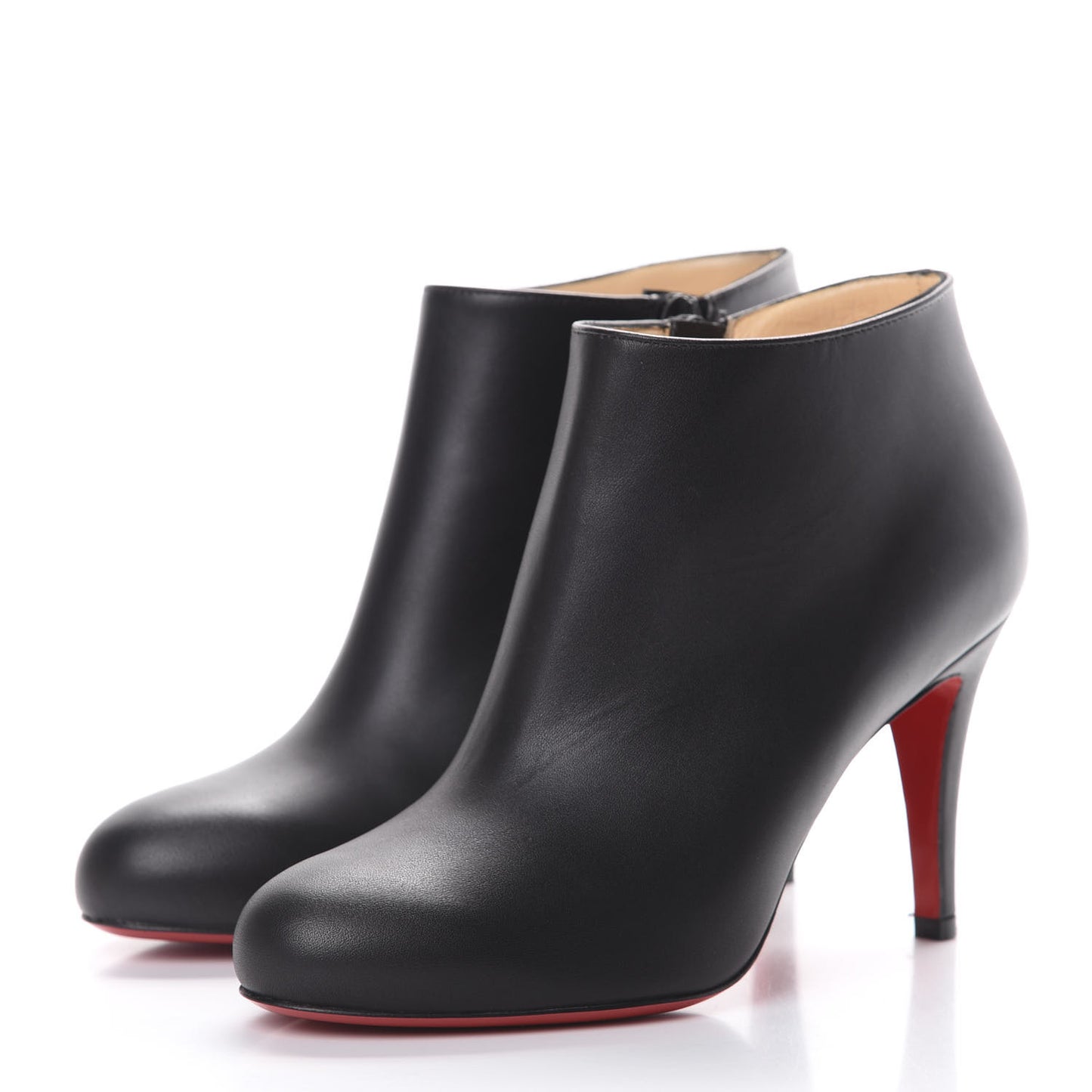 Calfskin Belle 85 Ankle Boots 35 Black