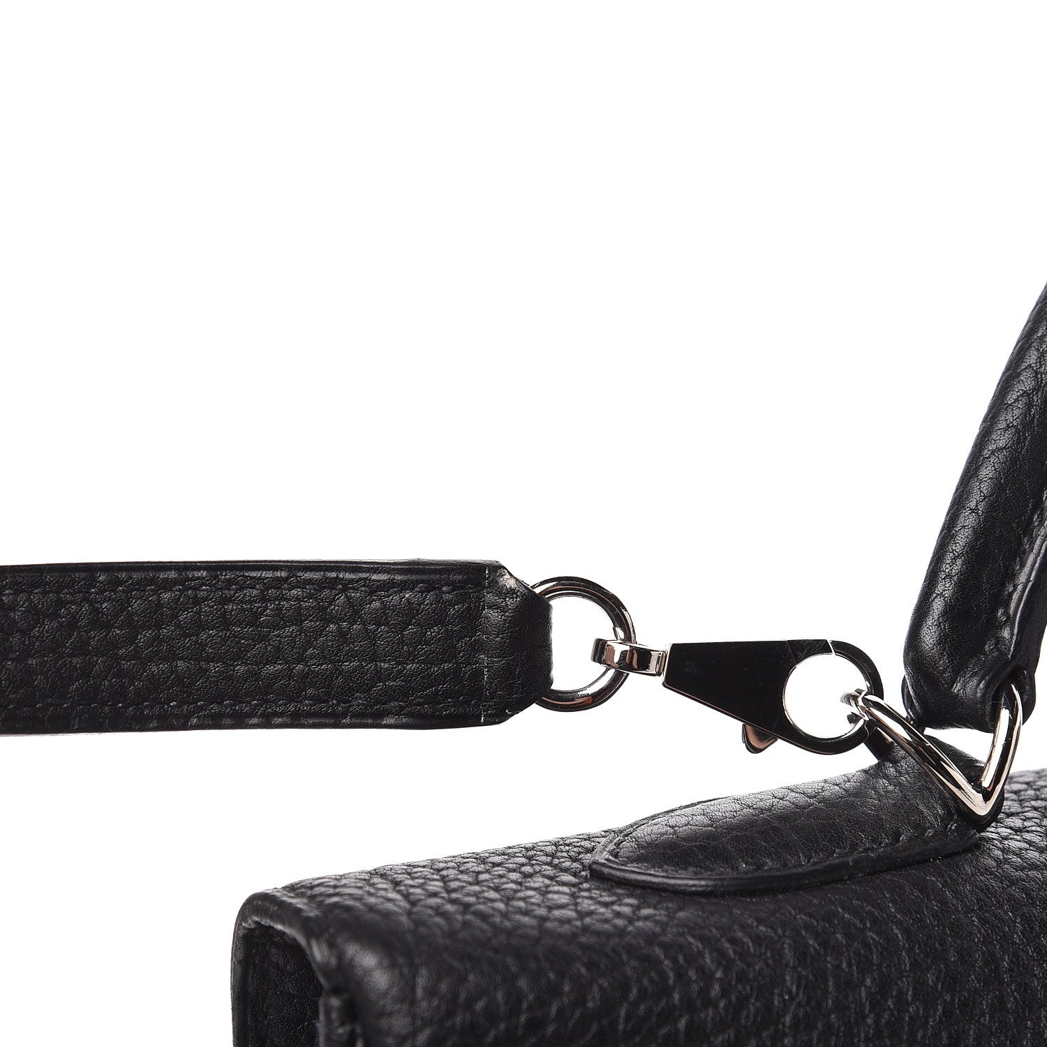 Hermes Fjord Kelly Retourne 40 Black 40 of 47
