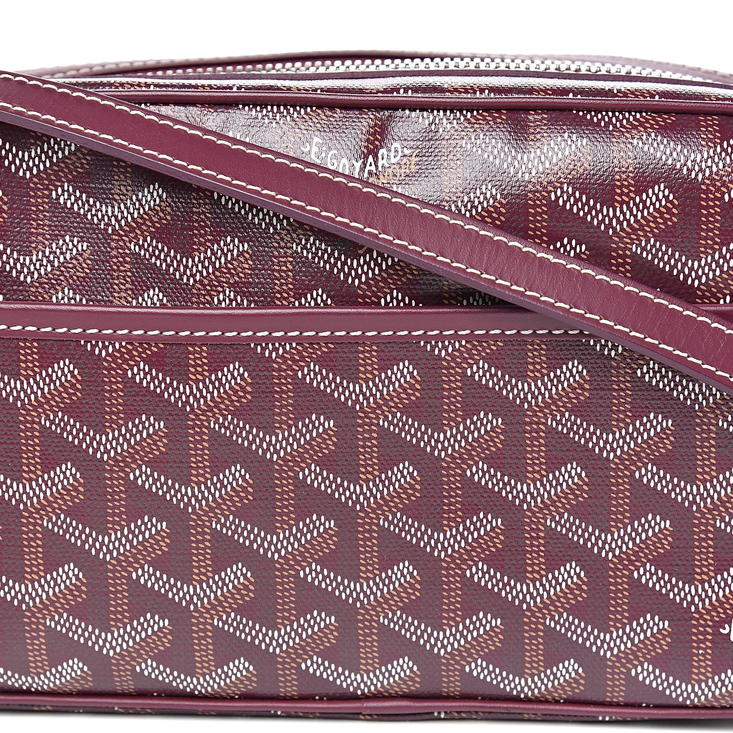 Goyard Goyardine Sac Cap Vert Burgundy 7 of 10