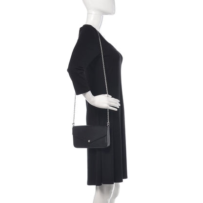 Louis Vuitton Epi Pochette Felicie Black 2 of 10