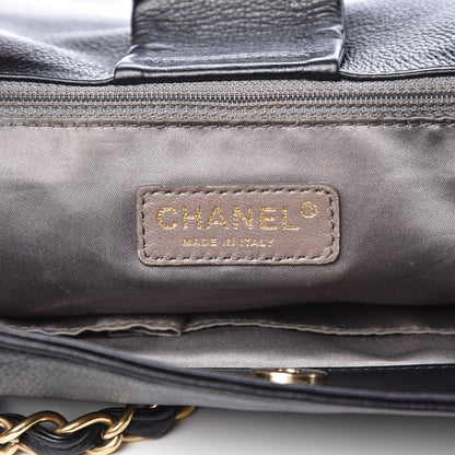 Chanel Grained Calfskin Metal Mosaic Flap Black 6 of 9