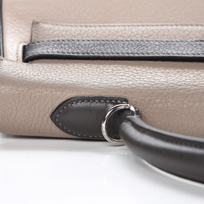 Hermes Taurillon Clemence Tri-color Kelly Retourne 35 Graphite Gris Tourterelle Gris Clair 33 of 36