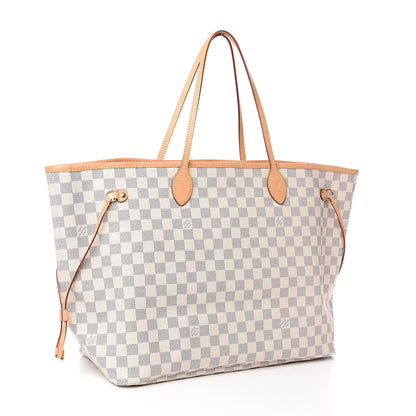 Louis Vuitton Damier Azur Neo Neverfull GM Rose Ballerine 3 of 11