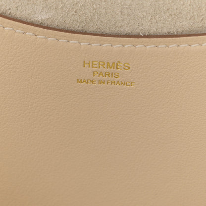 Hermes Taurillon Clemence Swift In-The-Loop 18 Bag Craie 6 of 10