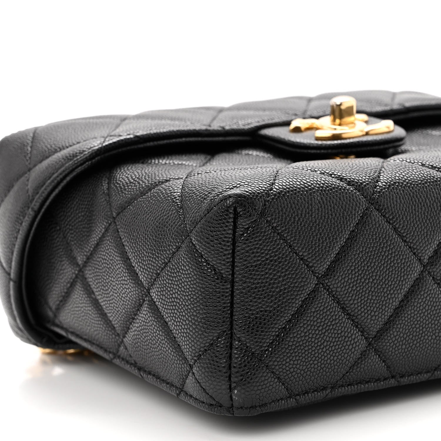 Chanel Caviar Quilted Handy Box Vanity Case Black 9 of 10